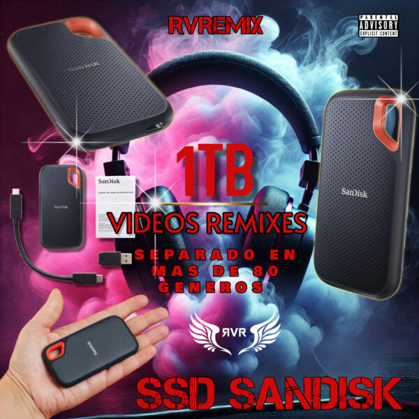 1 TB VIDEOS SSD SANDISK SSD 1 TB VIDEO REMIXES