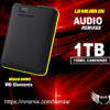 DISCO DURO EXTERNO 1 TB AUDIO REMIXES