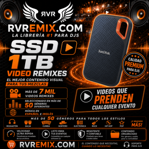SSD 1 TB VIDEO REMIXES