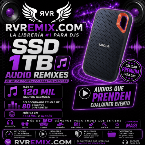 SSD 1 TB AUDIO REMIXES