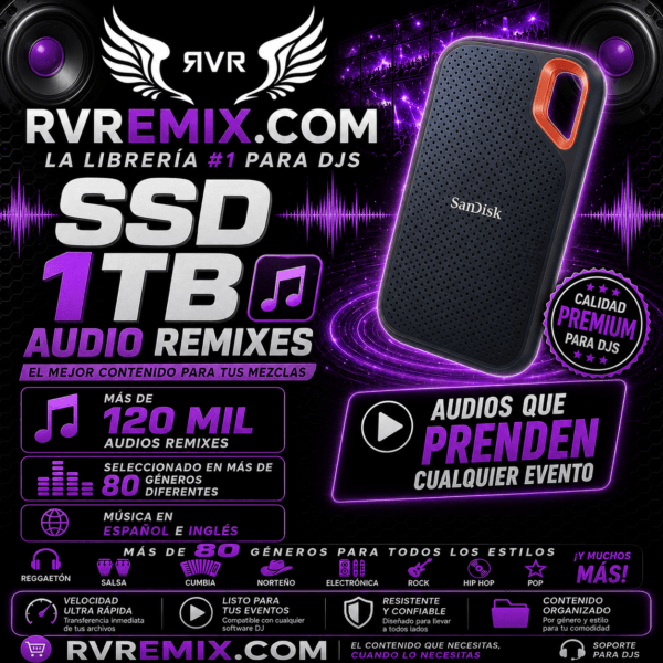 SSD 1 TB AUDIO REMIXES